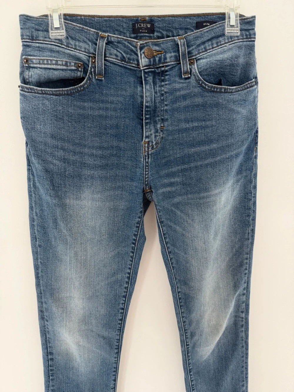 J. Crew Washed Blue Skinny Jeans Size 30